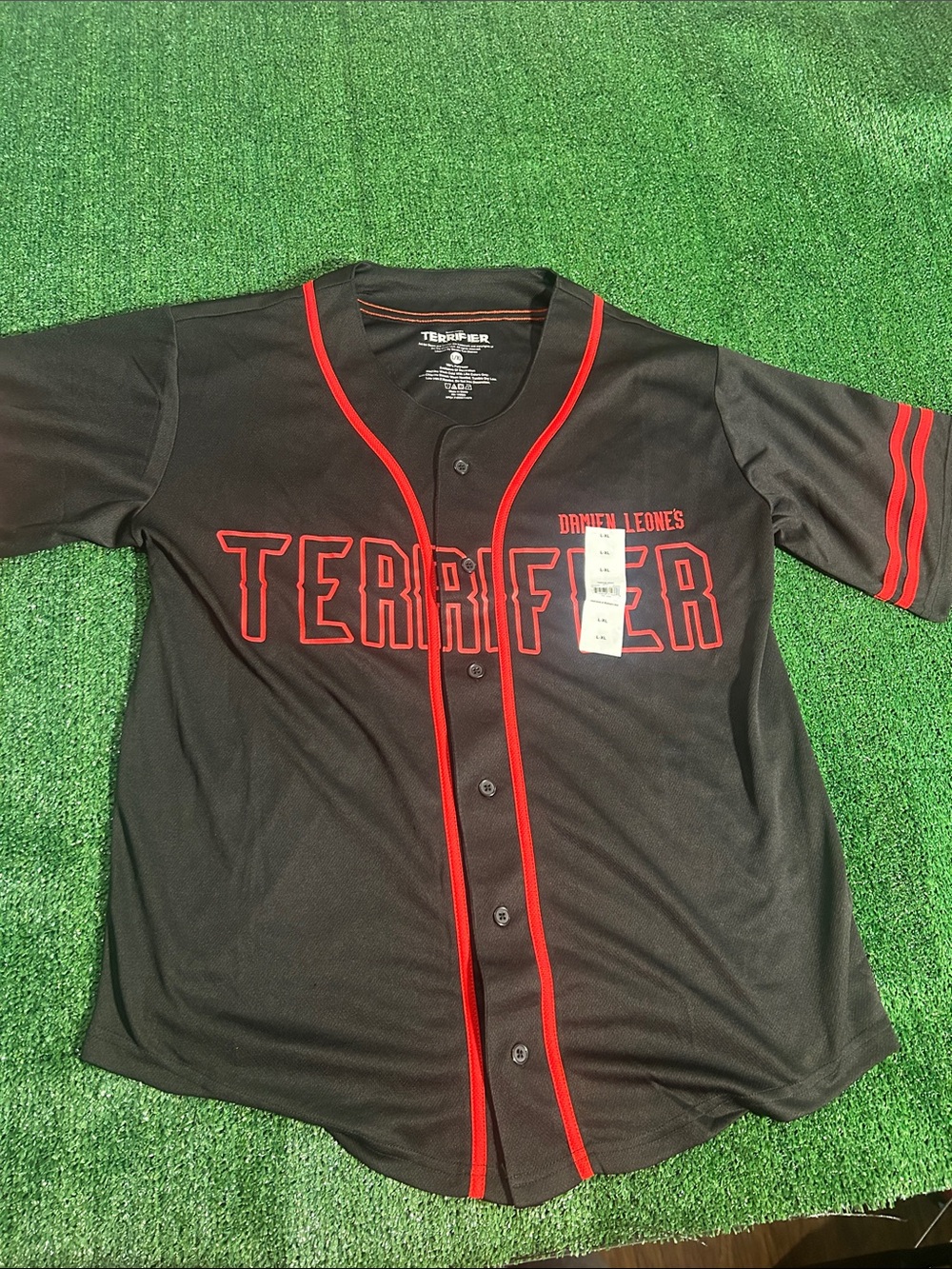 TERRIFIER Black & Red Baseball Jersey - Terrifier Brand